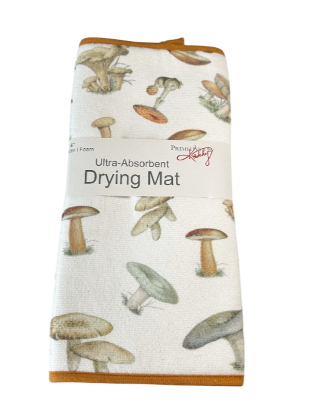 NEW Primitive Kathy HOLY SHIITAKE Mushroom Themed Drying Mat